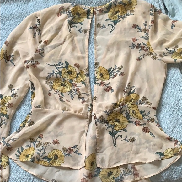 Sheer floral blouse - Picture 3 of 4